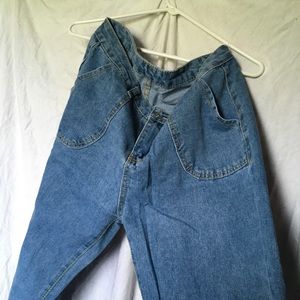 Elastic cuff jeans